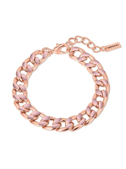Yokoamii Armband Damen Metall roségold