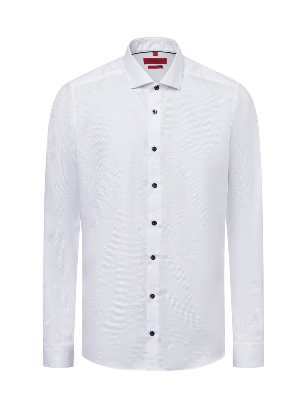 Finshley & Harding Businesshemd Herren Slim Fit Baumwolle strukturiert