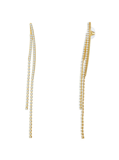 Yokoamii Ohrhänger Damen Messing