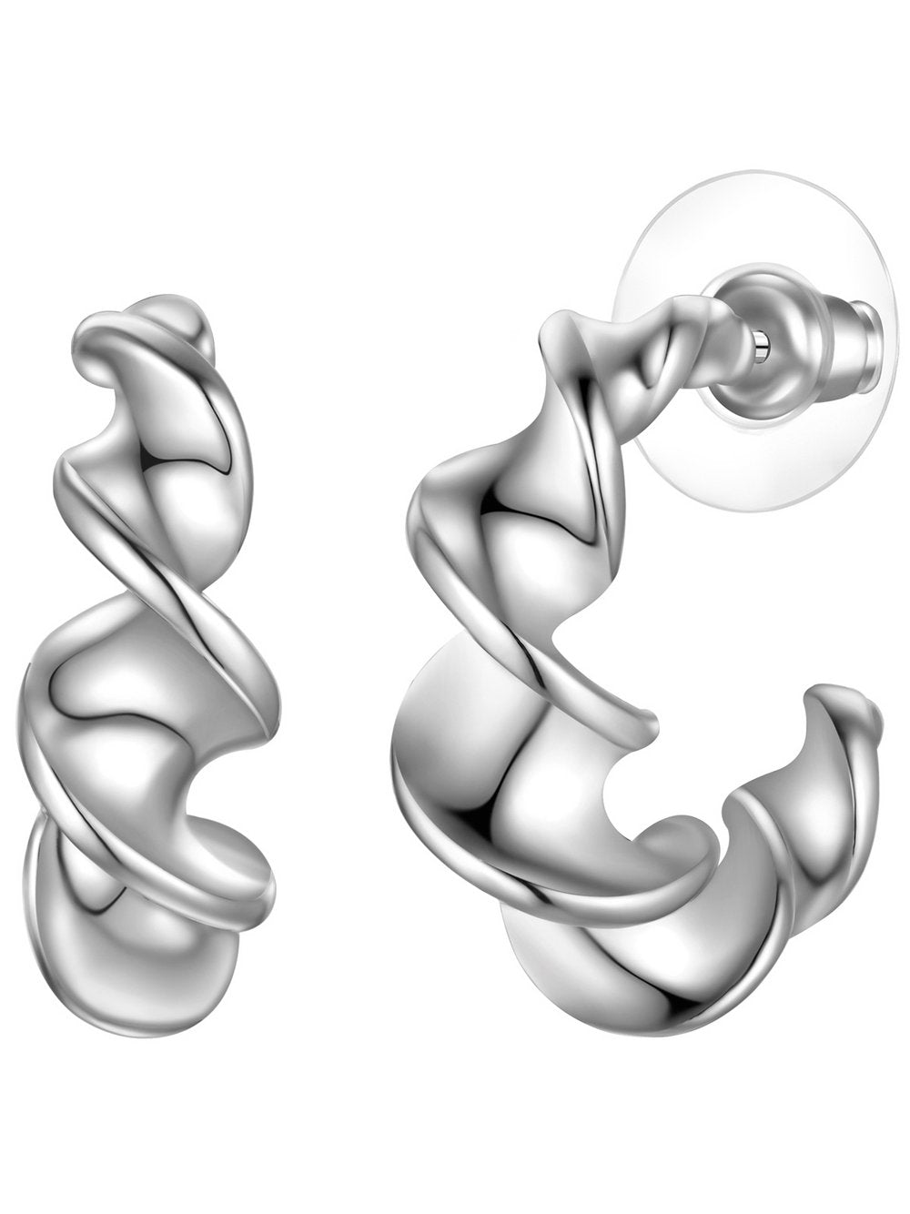Yokoamii Creolen Damen Metall