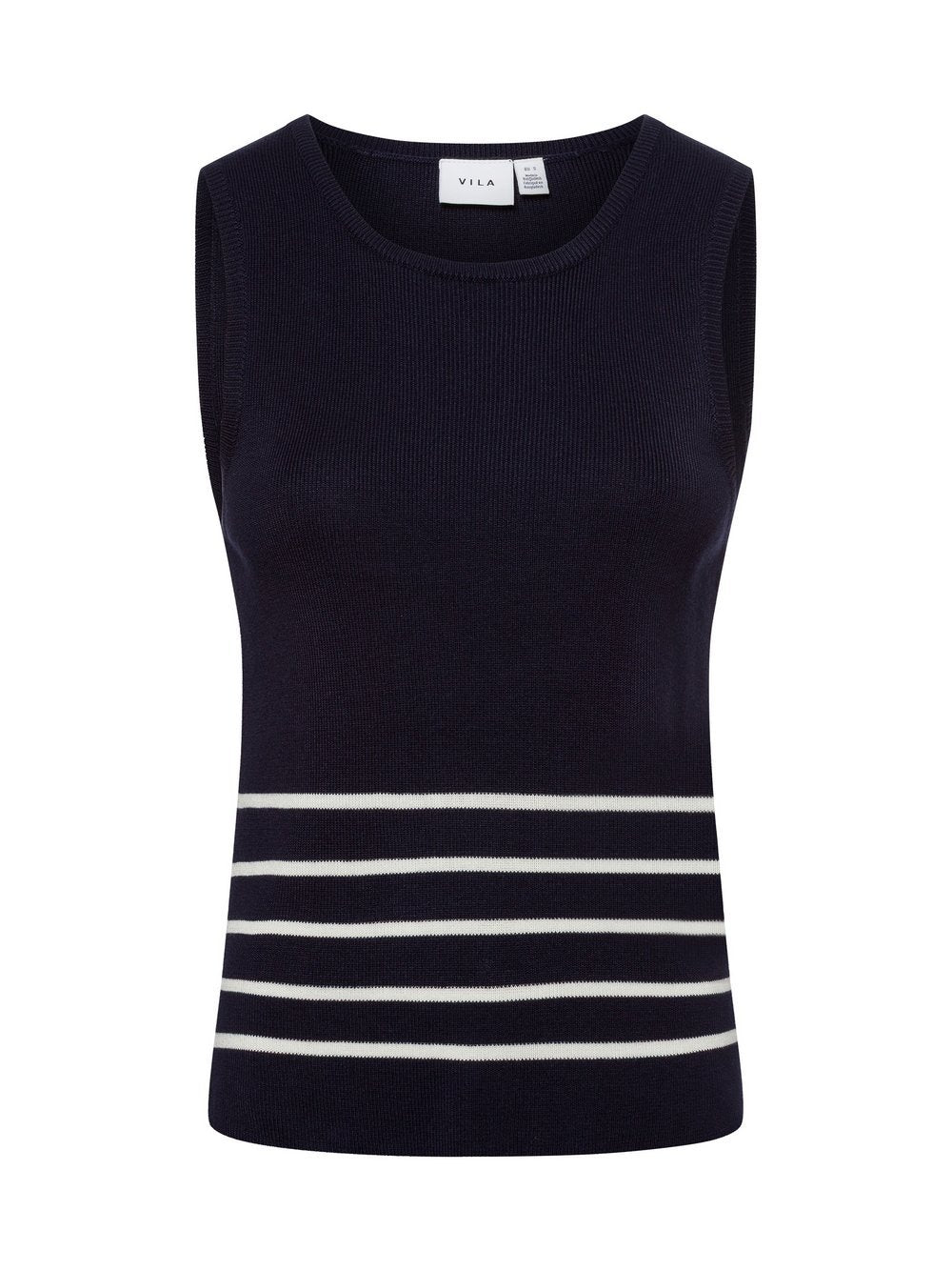 Vila Stricktop Damen Viskose gestreift