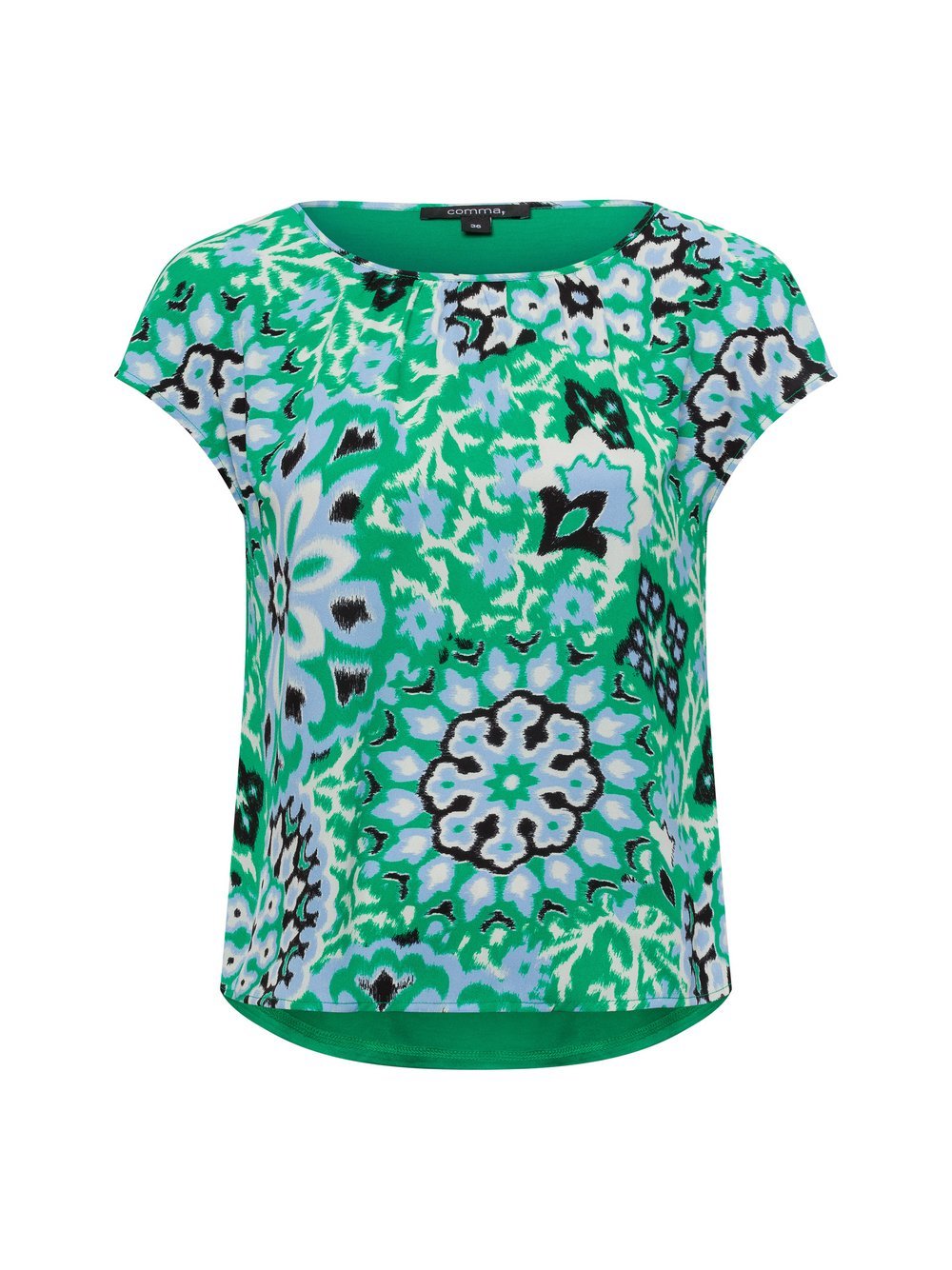 comma Blusenshirt Damen Viskose gemustert