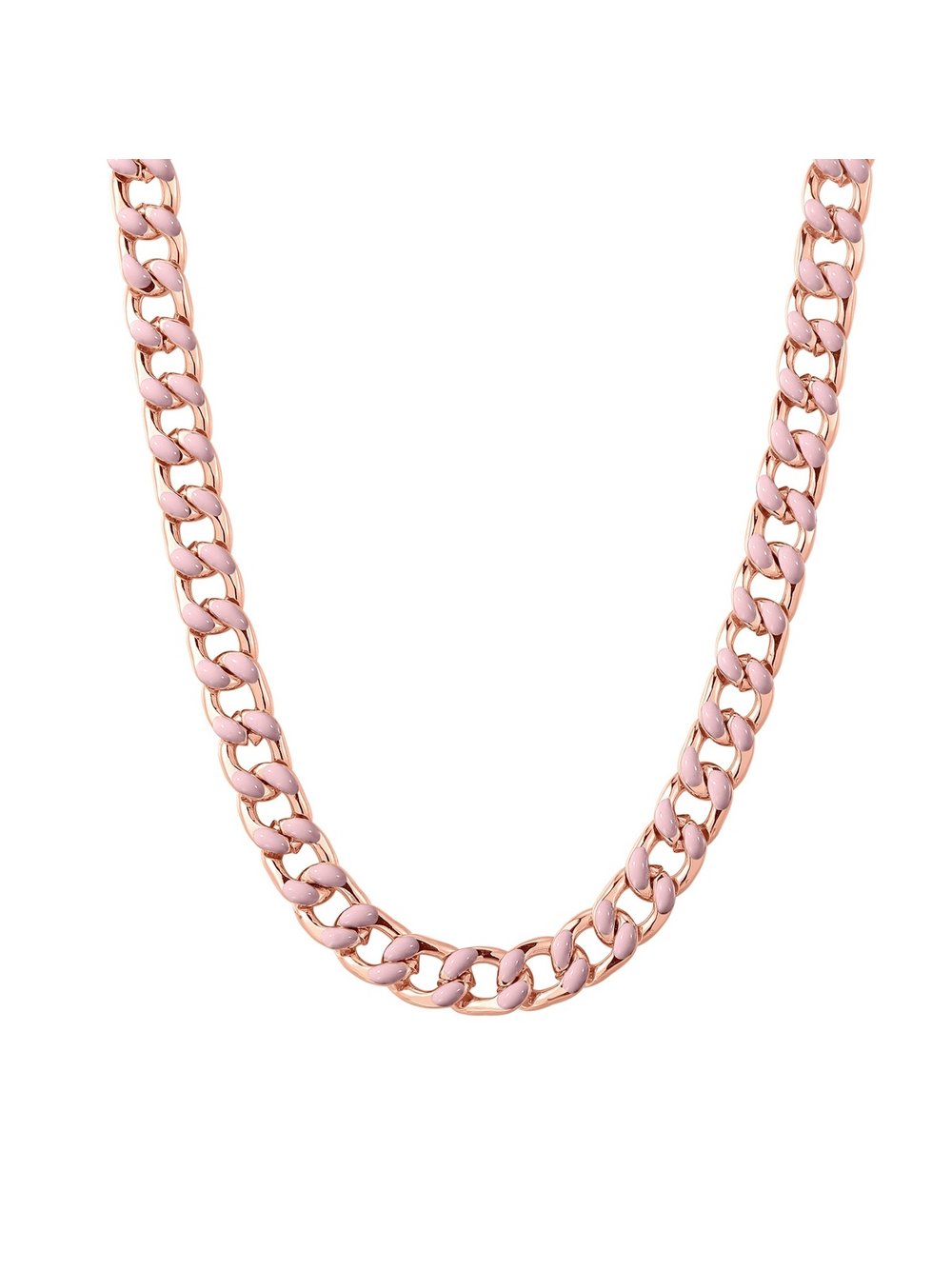 Yokoamii Halskette Damen Metall roségold