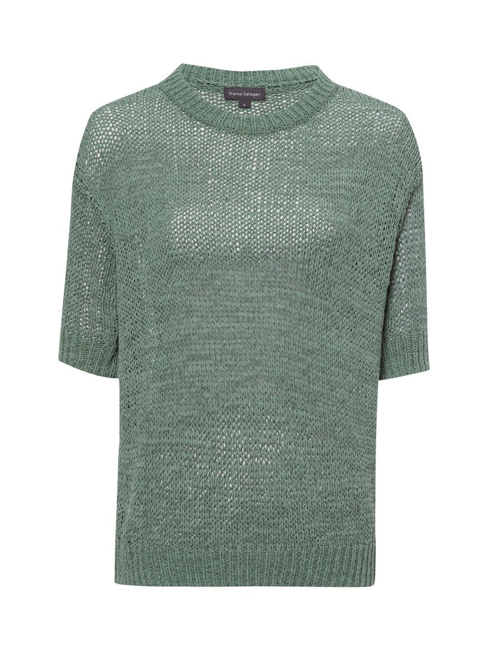 Franco Callegari Strickpullover Damen Baumwolle strukturiert