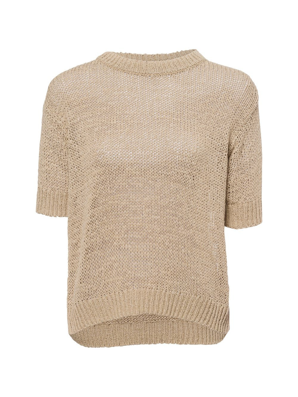 Franco Callegari Strickpullover Damen Baumwolle strukturiert