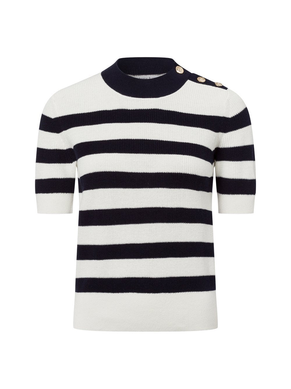 Marie Lund Strickpullover Damen Baumwolle gestreift