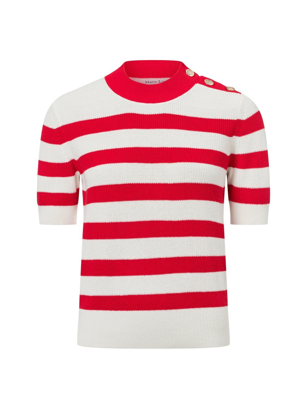 Marie Lund Strickpullover Damen Baumwolle gestreift