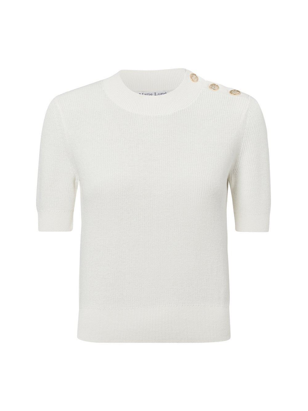 Marie Lund Strickpullover Damen Baumwolle gestreift