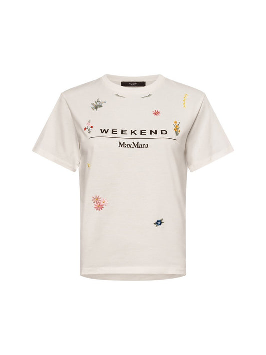 Weekend Max Mara T-Shirt Damen Baumwolle bedruckt