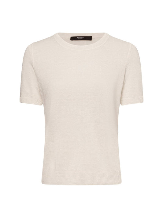 Weekend Max Mara Strickshirt aus Leinen Damen strukturiert