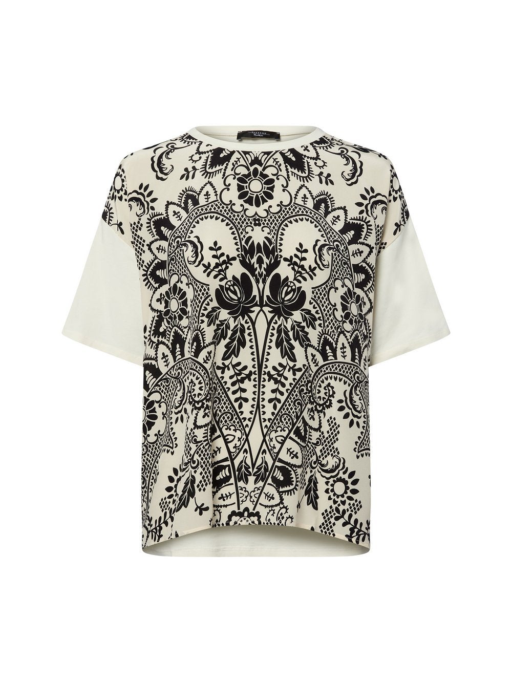 Weekend Max Mara T-Shirt mit Seidenanteil Damen Baumwolle gemustert