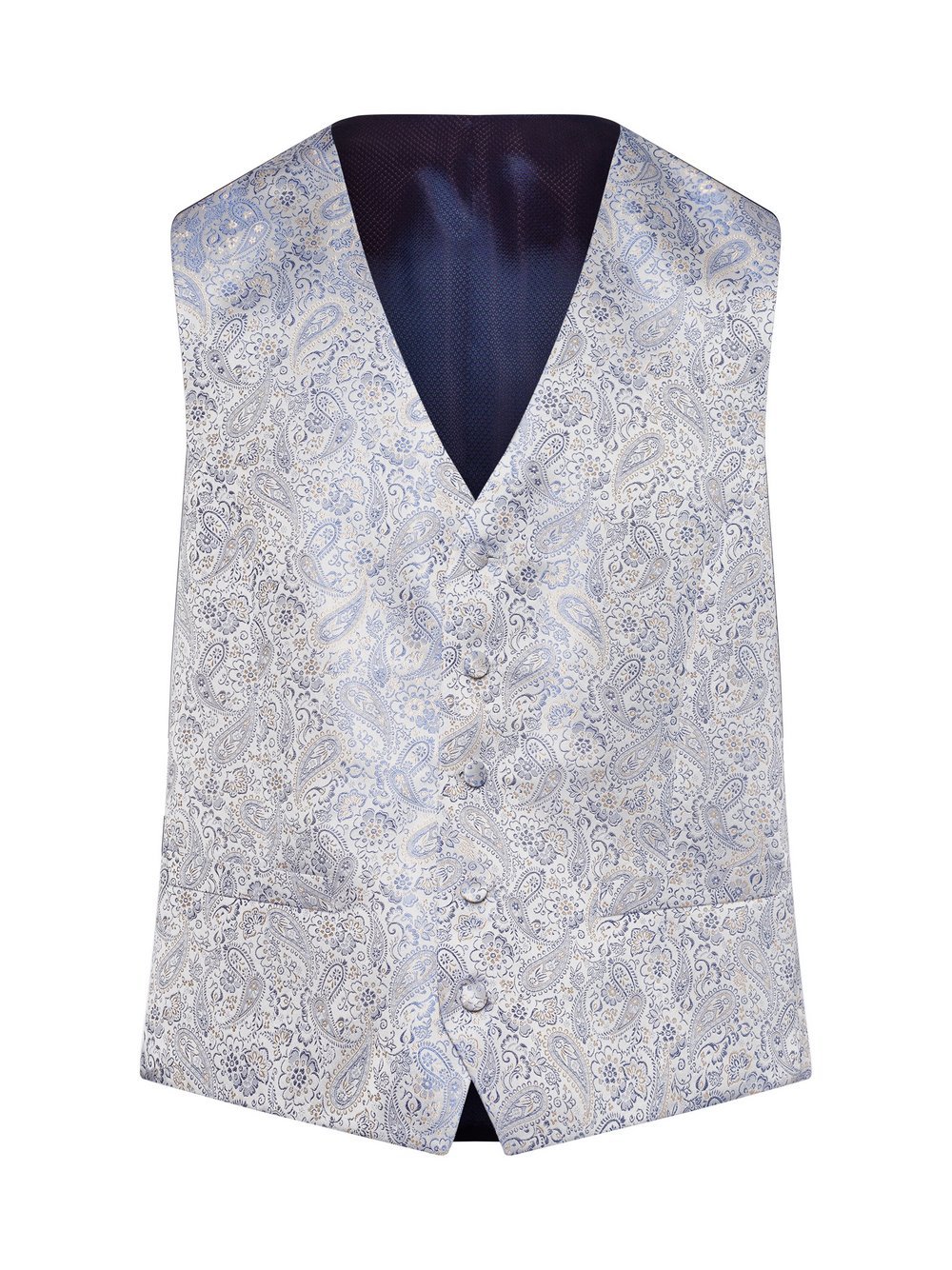 Digel Baukastenanzug-Weste Herren Modern Fit Viskose gemustert