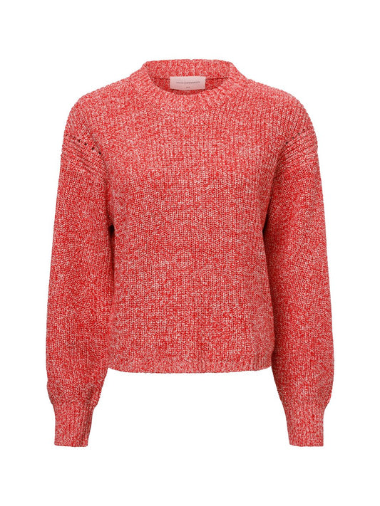 Msch Copenhagen Strickpullover mit Wollanteil Damen Wolle meliert