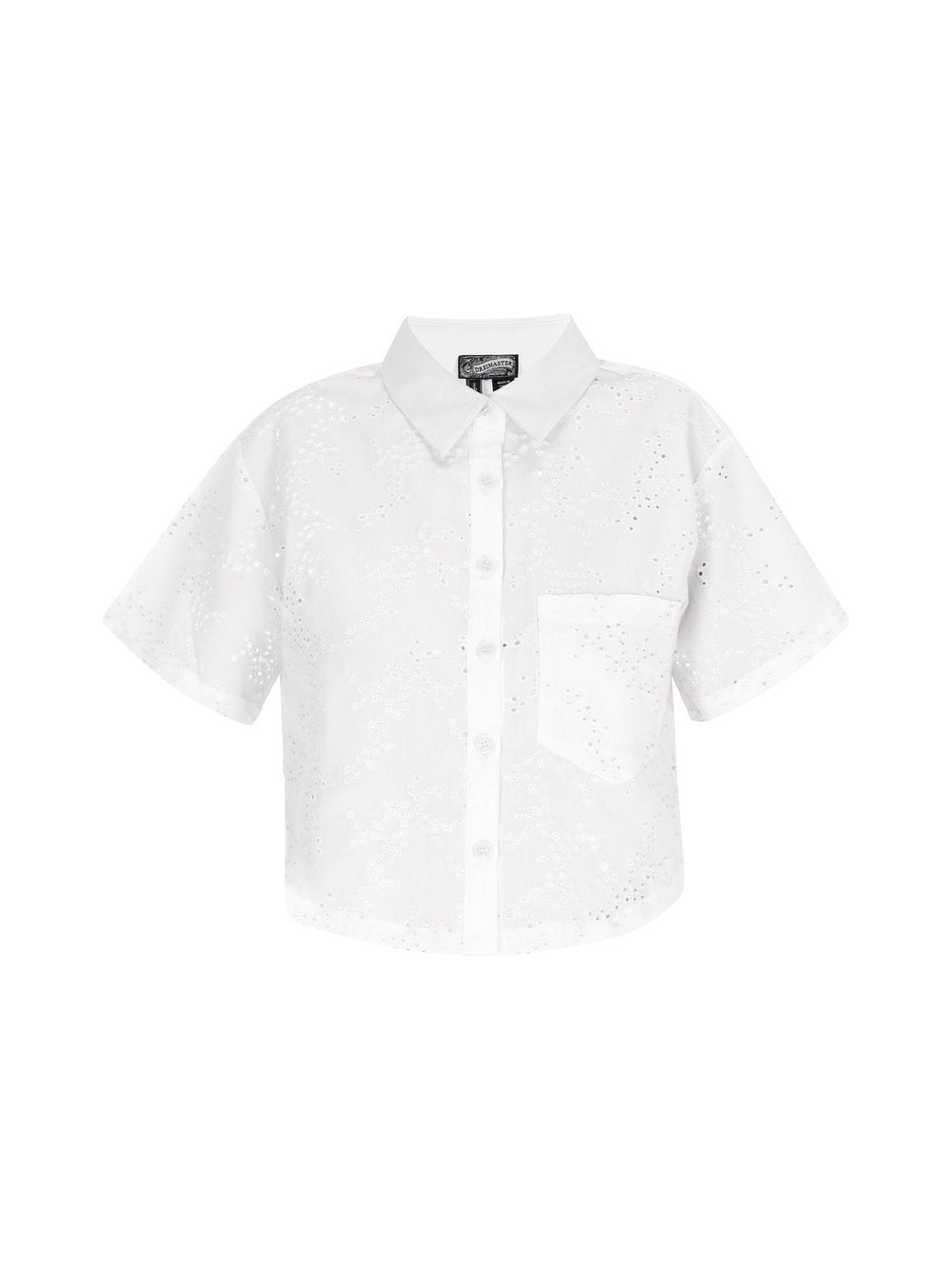 Dreimaster Bluse Damen Baumwolle bedruckt