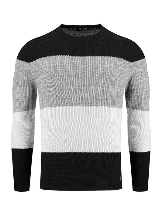 Key Largo Pullover Herren Baumwolle gemustert