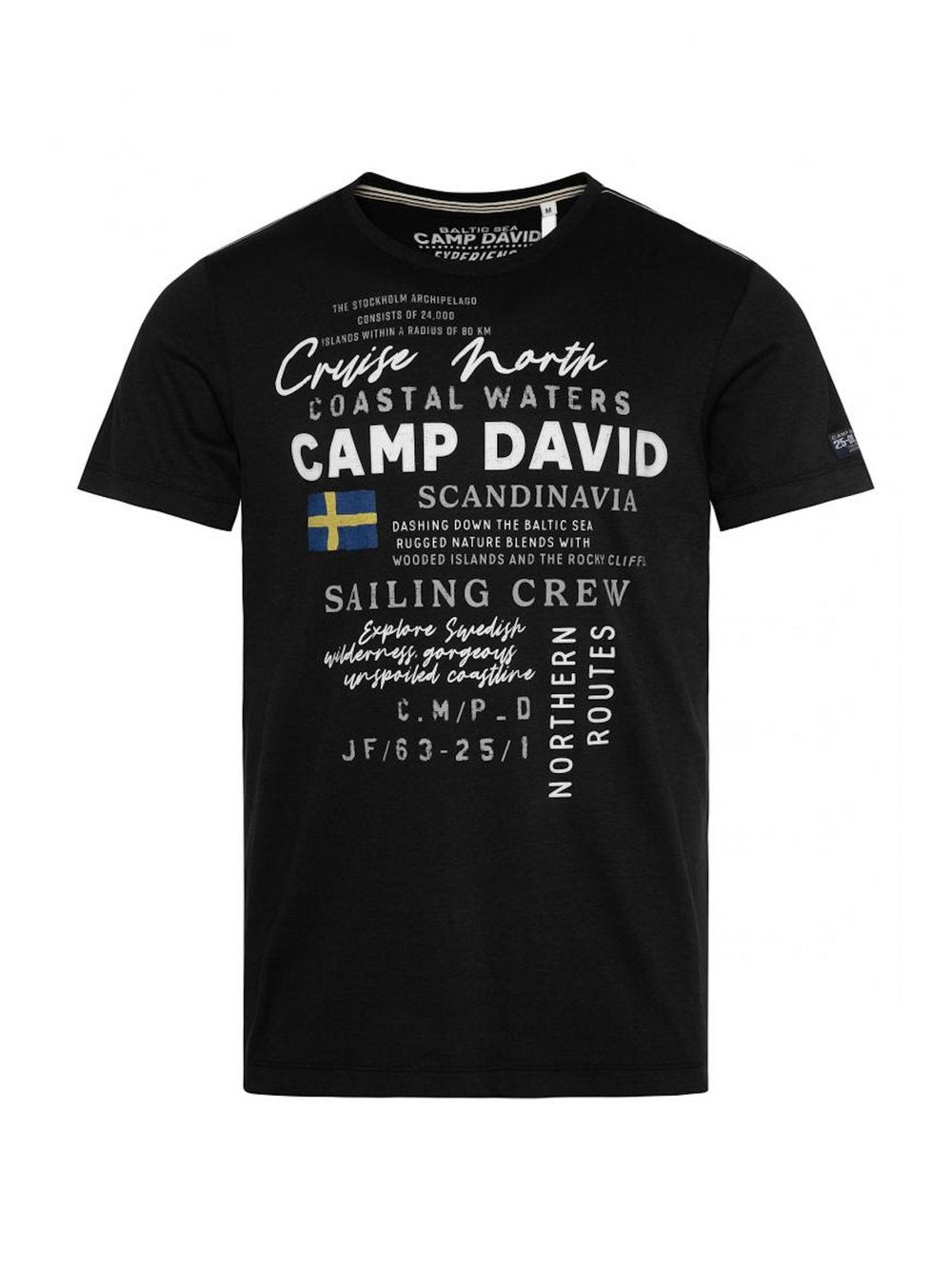 Camp David T-Shirt Herren Baumwolle bedruckt