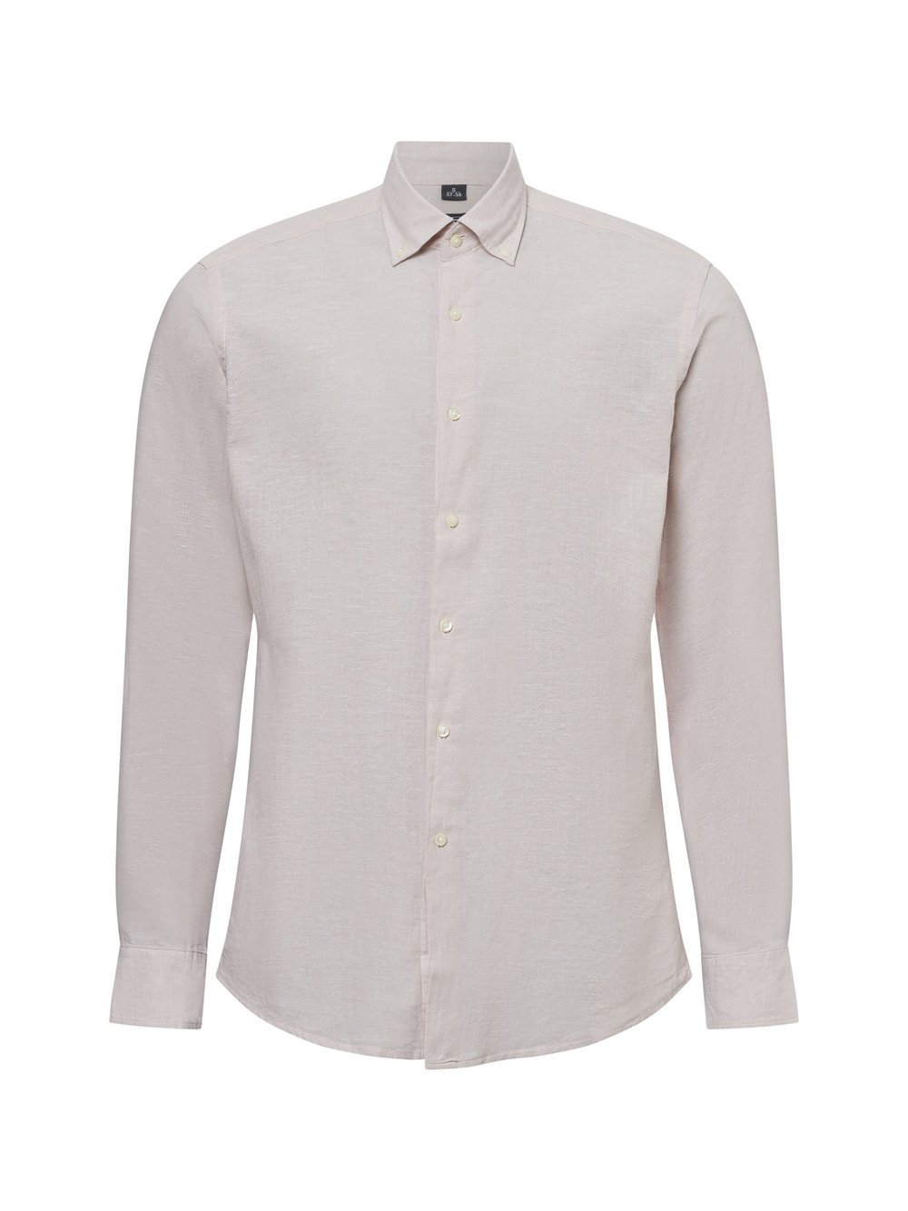 Nils Sundström Freizeithemd mit Leinen-Anteil Herren Modern Fit Baumwolle