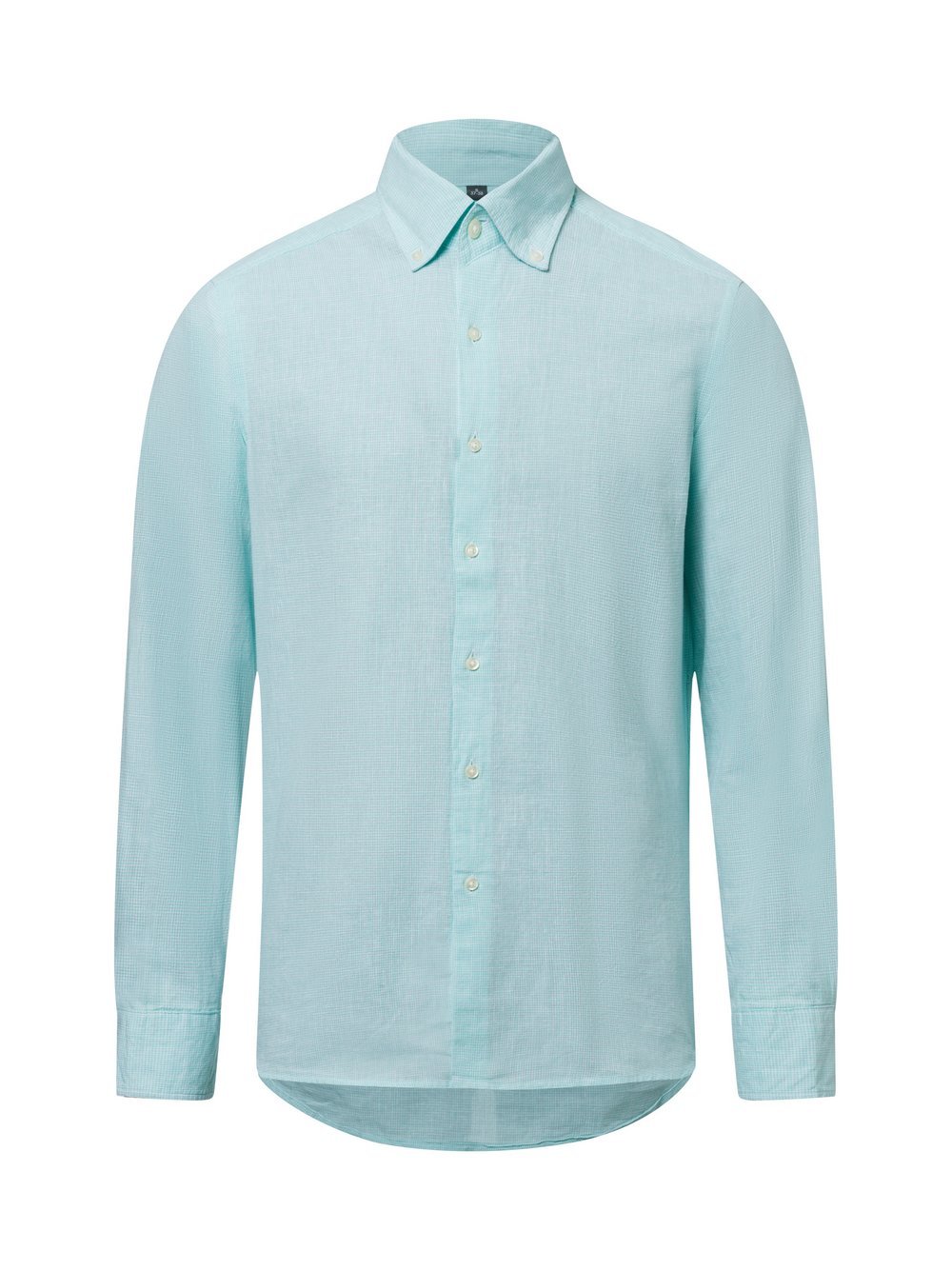 Nils Sundström Freizeithemd mit Leinen-Anteil Herren Modern Fit Baumwolle