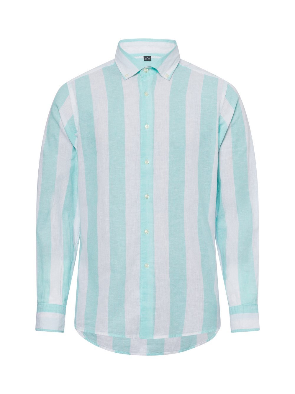 Nils Sundström Freizeithemd mit Leinen-Anteil Herren Modern Fit Baumwolle