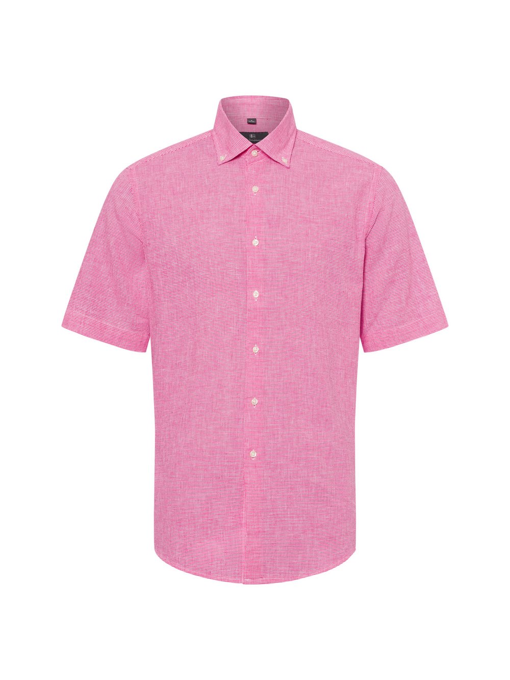 Nils Sundström Freizeithemd mit Leinen-Anteil Herren Modern Fit Baumwolle