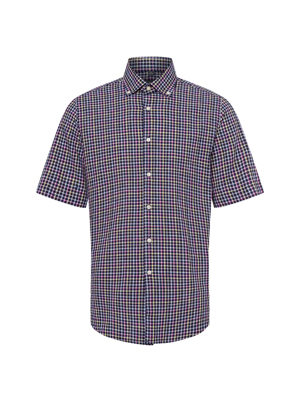 Nils Sundström Freizeithemd mit Leinen-Anteil Herren Modern Fit Baumwolle