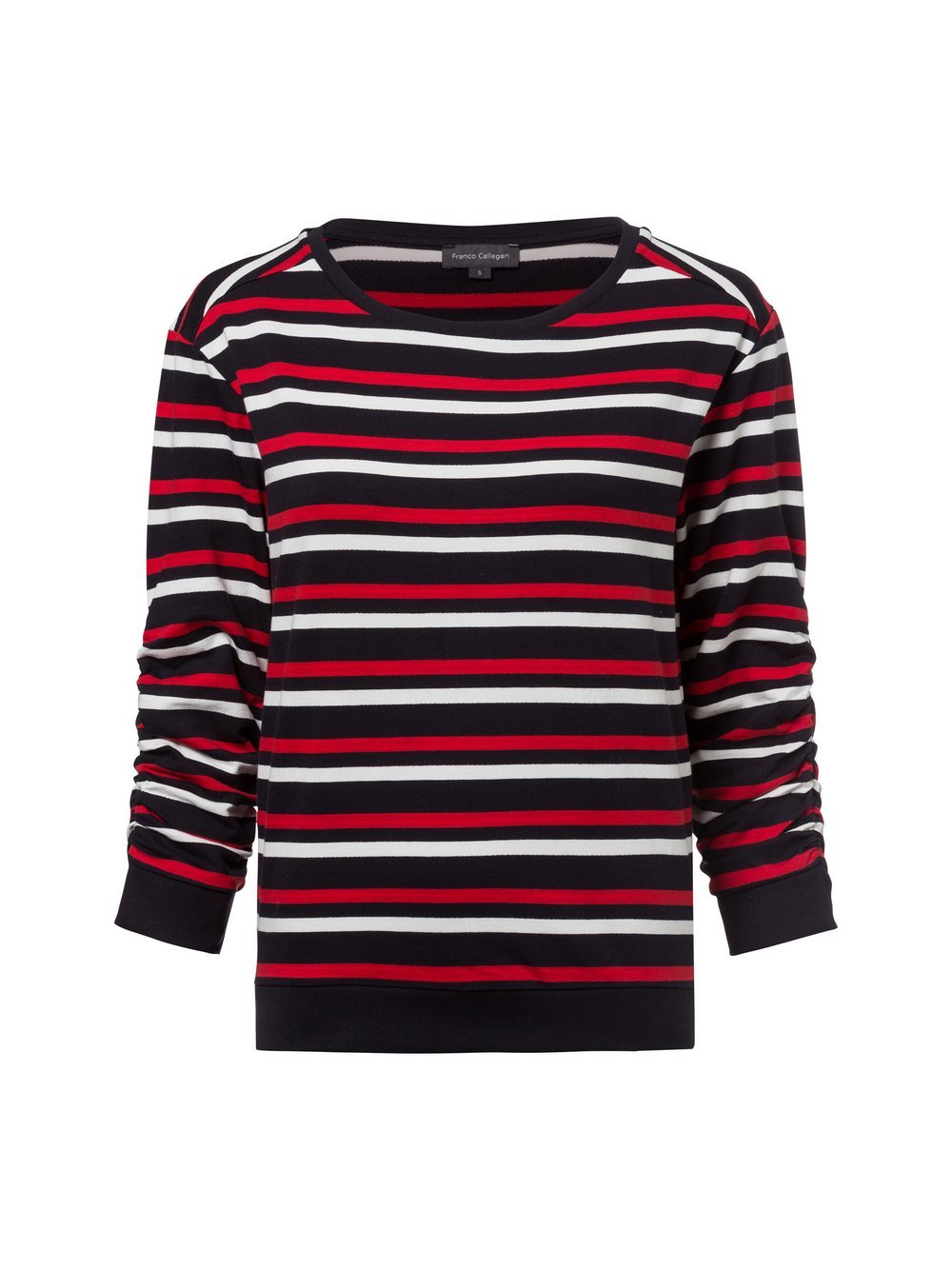 Franco Callegari Sweatshirt Damen Baumwolle gestreift