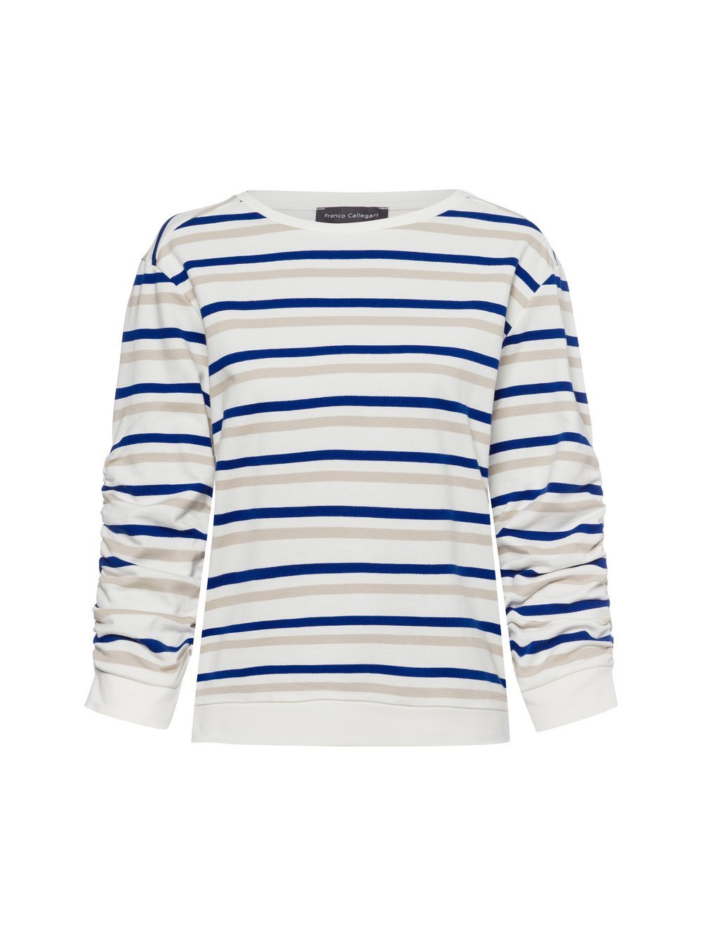 Franco Callegari Sweatshirt Damen Baumwolle gestreift