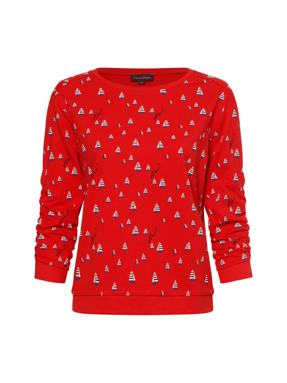 Franco Callegari Sweatshirt Damen Baumwolle gemustert