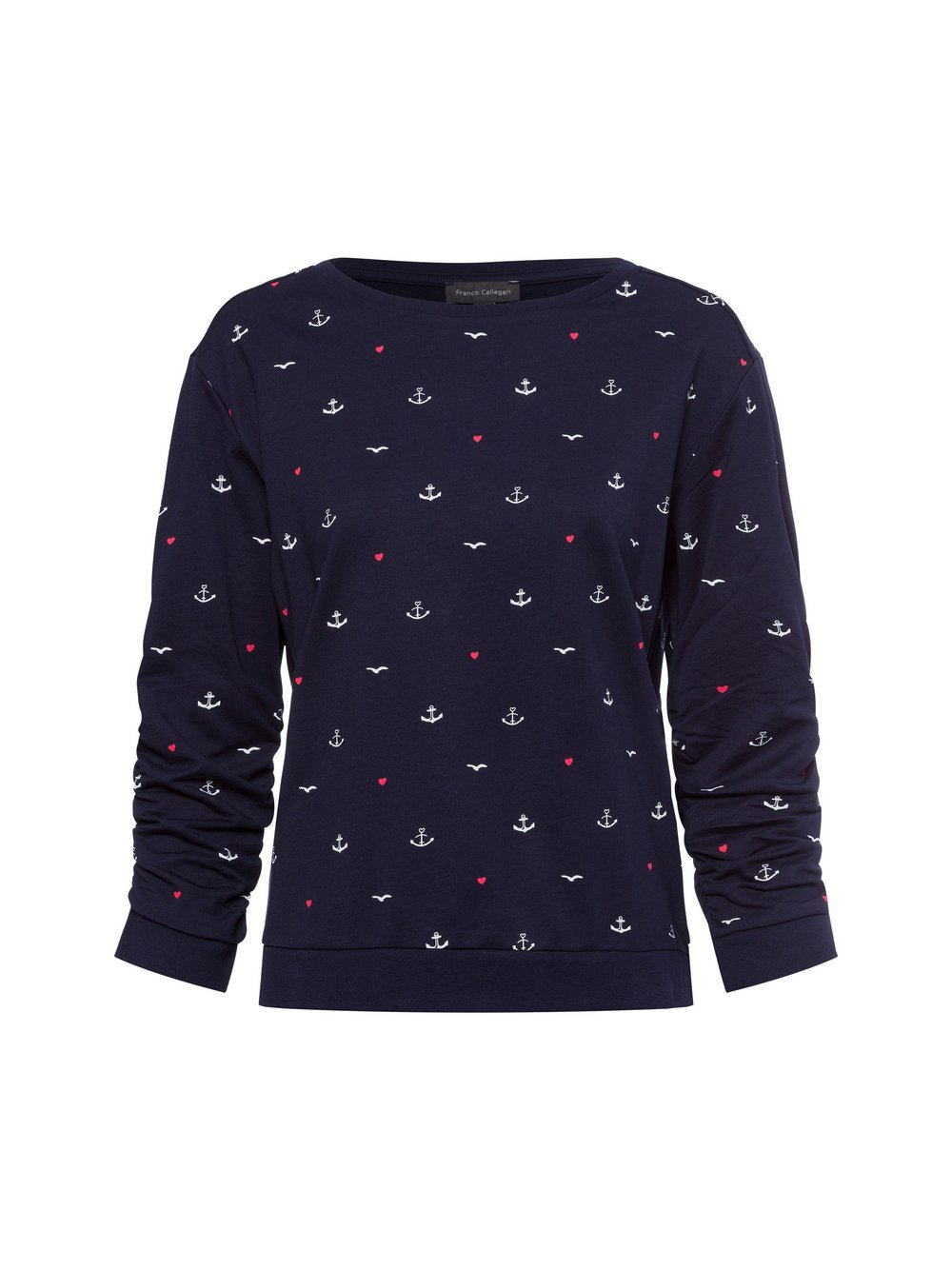 Franco Callegari Sweatshirt Damen Baumwolle gemustert