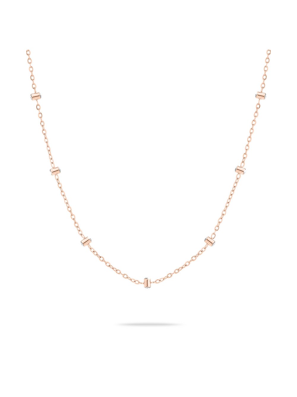 Tamaris Halskette Damen Edelstahl roségold