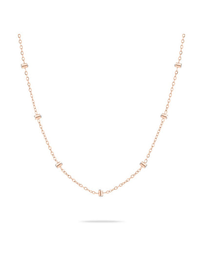 Tamaris Halskette Damen Edelstahl roségold