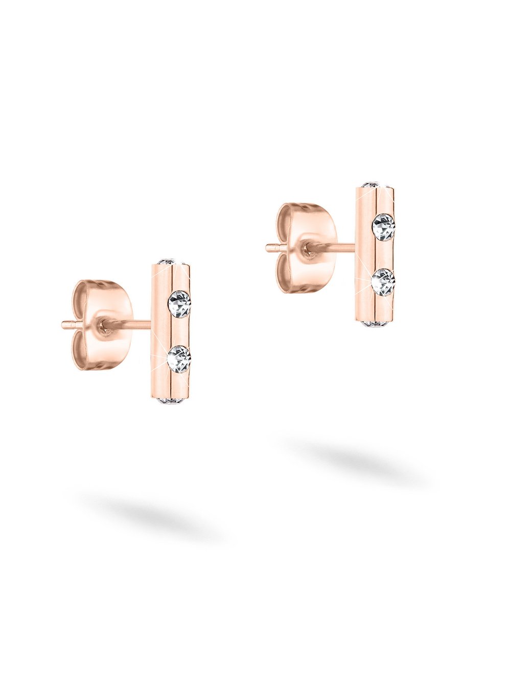 Tamaris Ohrstecker Damen Edelstahl roségold