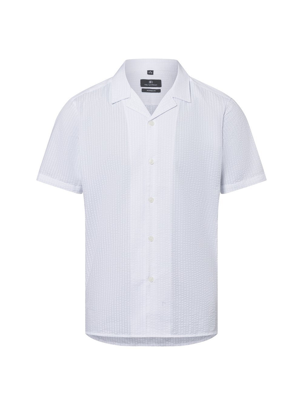 Nils Sundström Freizeithemd Herren Modern Fit Baumwolle