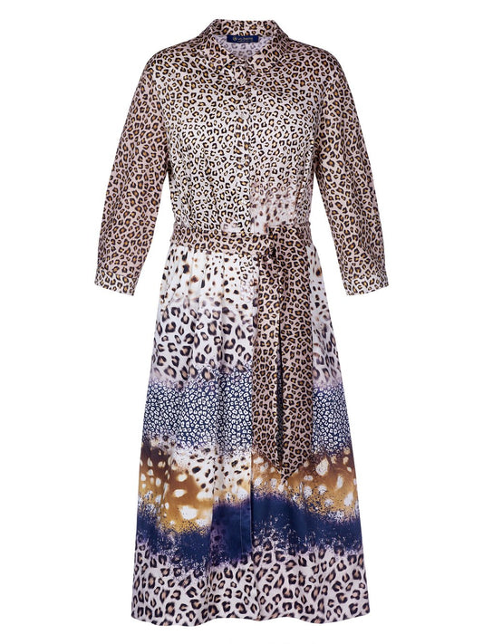 Va Bene Maxikleid Damen Baumwolle gemustert