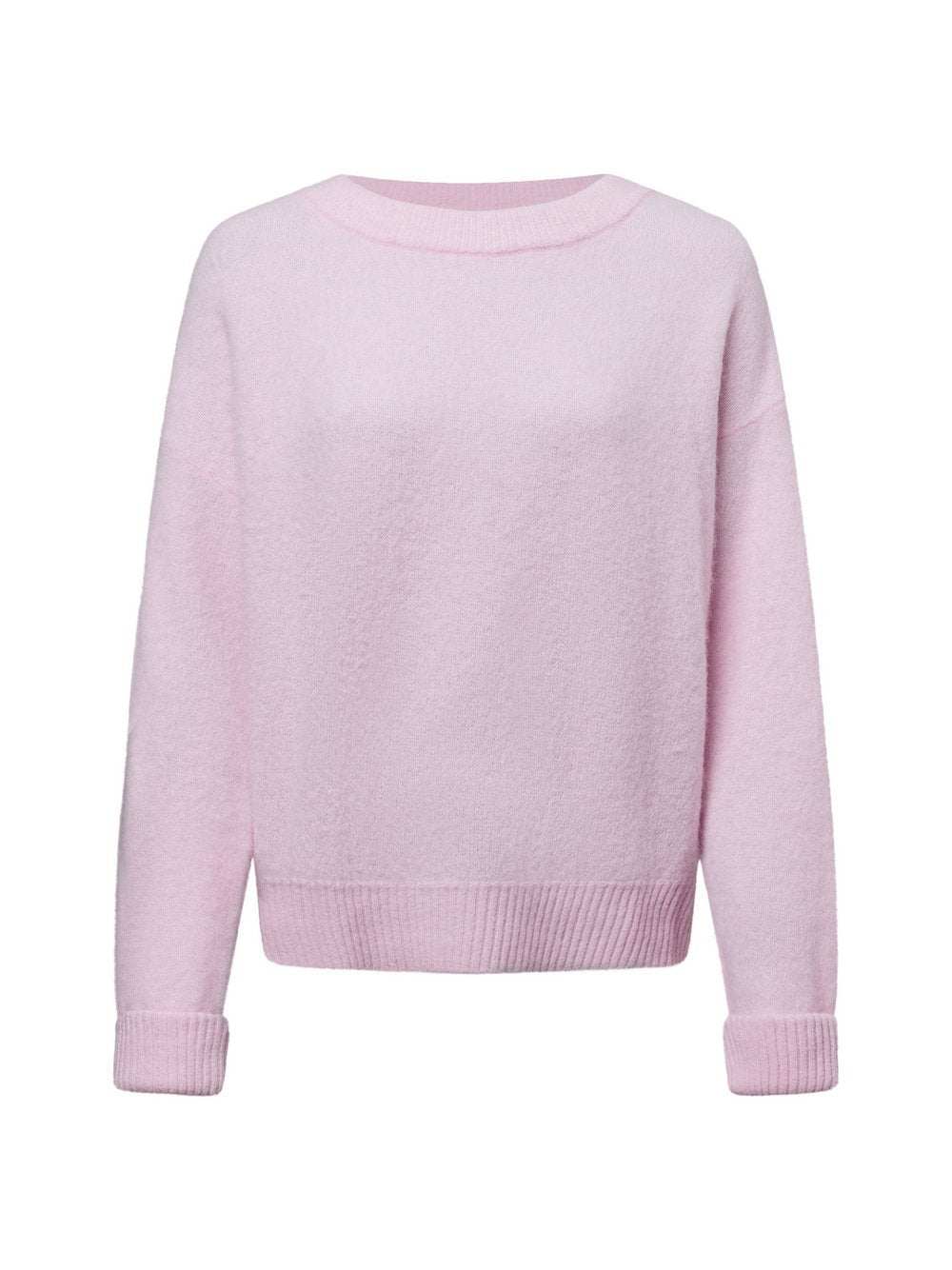 american vintage Strickpullover mit Alpakaanteil Damen Wolle meliert