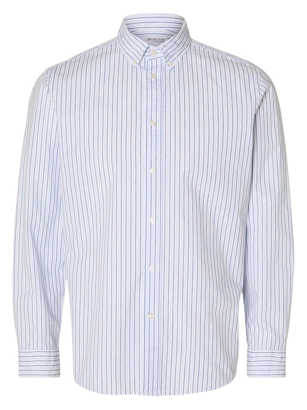 Selected Hemd Herren Slim Fit Baumwolle gestreift