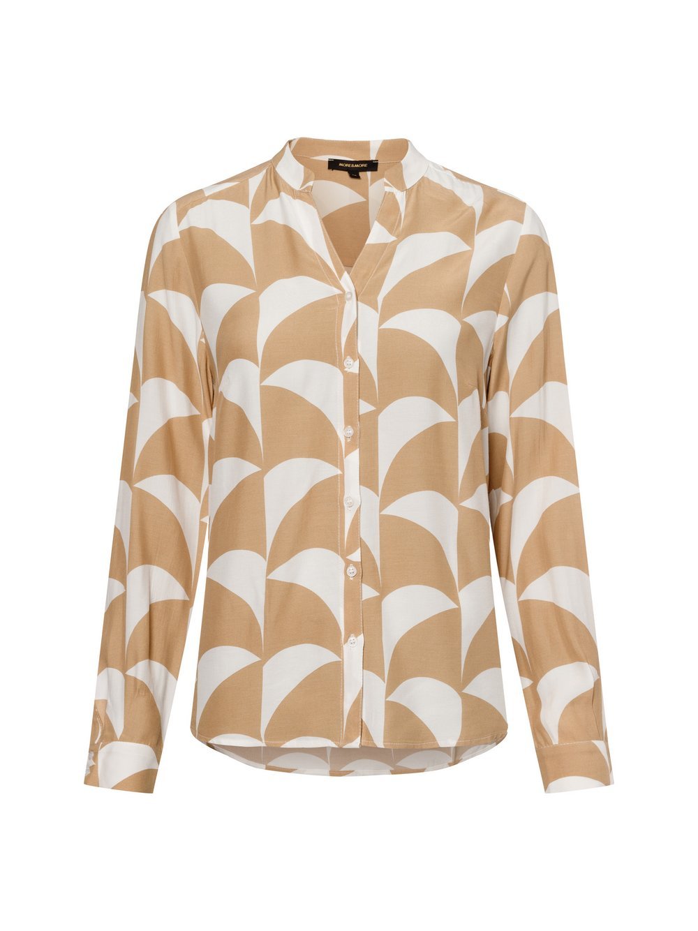 More & More Hemdbluse Damen Viskose gemustert