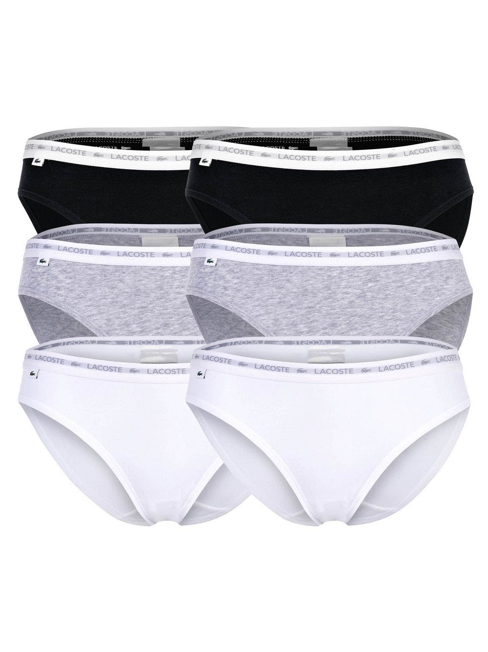 Lacoste Slip 6er Pack Damen Baumwolle