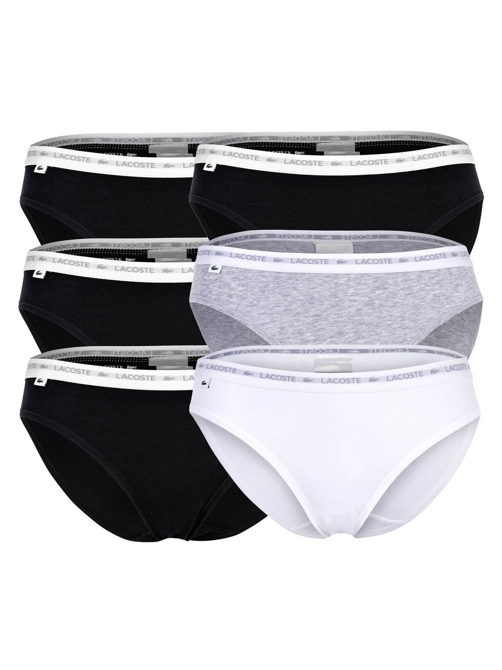 Lacoste Slip 6er Pack Damen Baumwolle