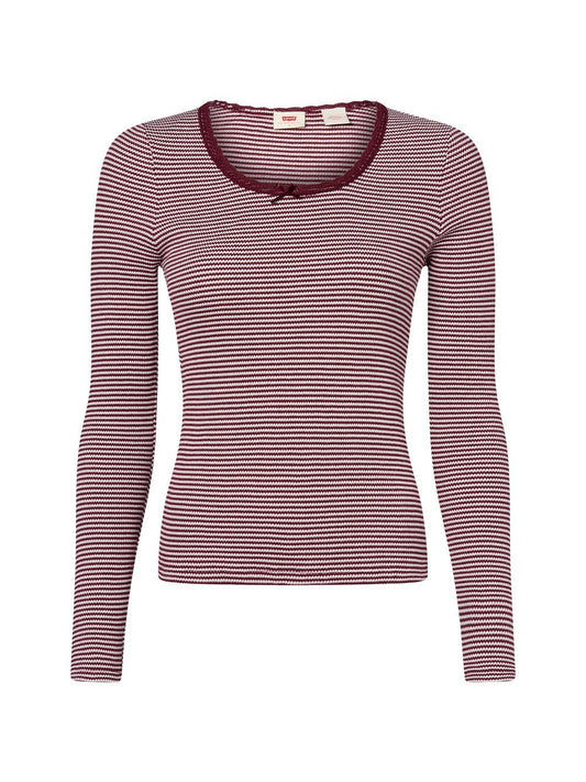 Levi's Langarmshirt Damen Baumwolle gestreift