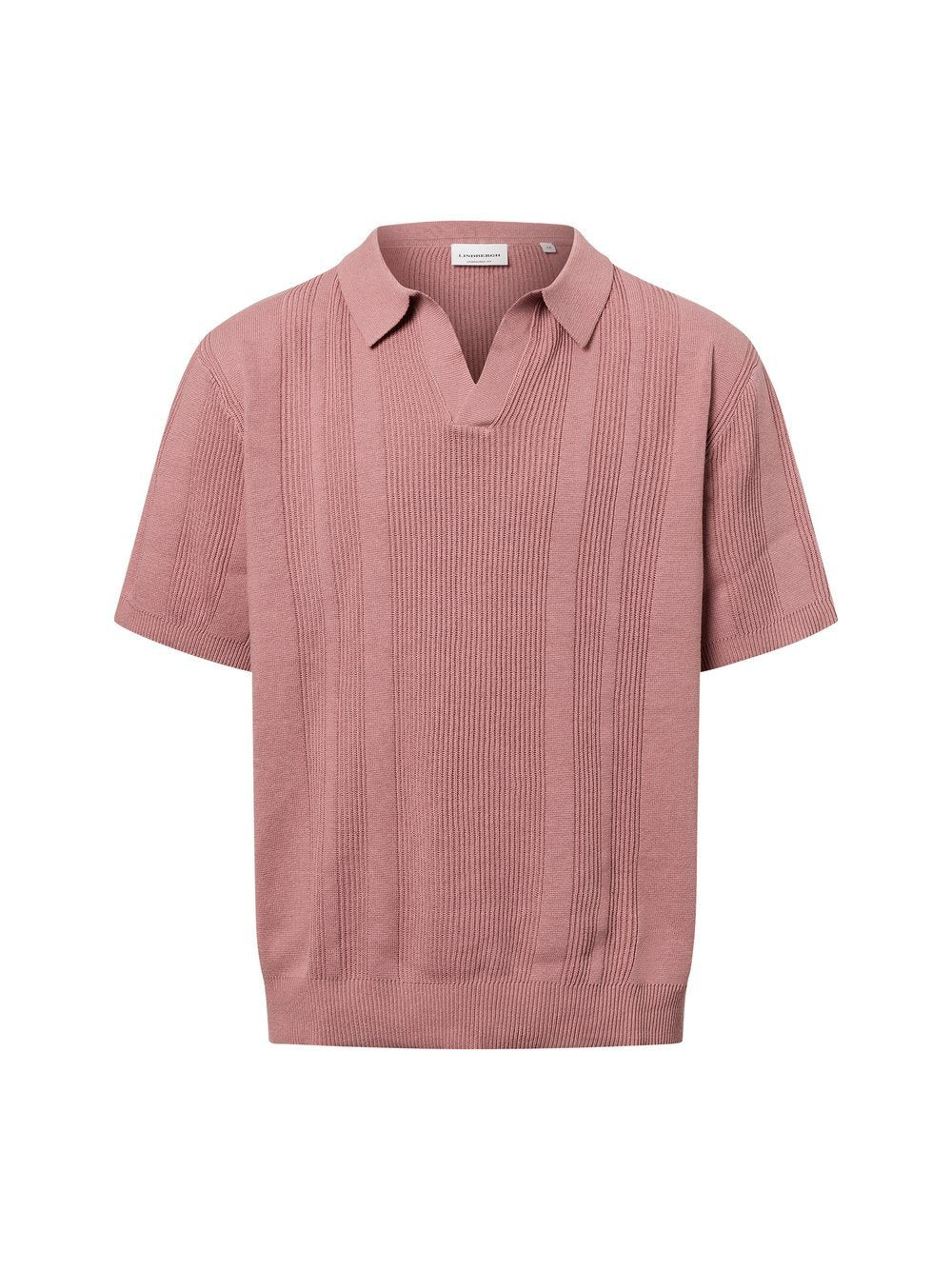 Lindbergh Kurzarm-Pullover Herren Baumwolle
