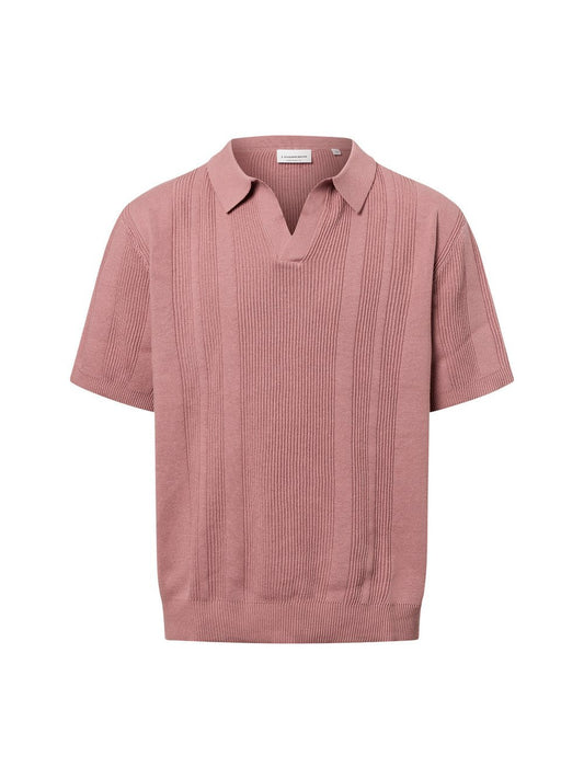 Lindbergh Kurzarm-Pullover Herren Baumwolle