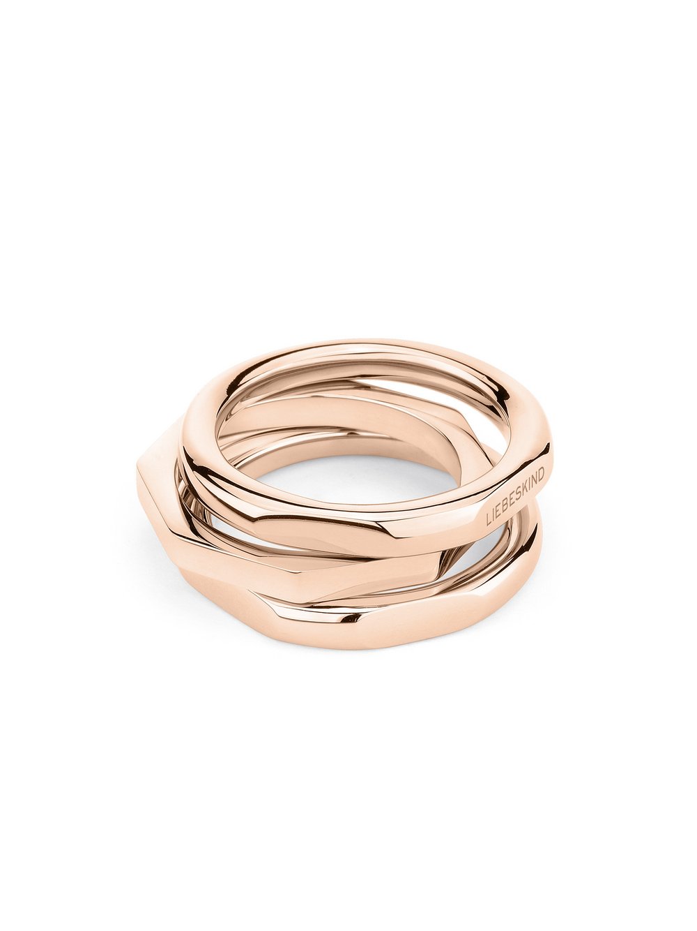 Liebeskind Berlin Ring Damen Edelstahl roségold
