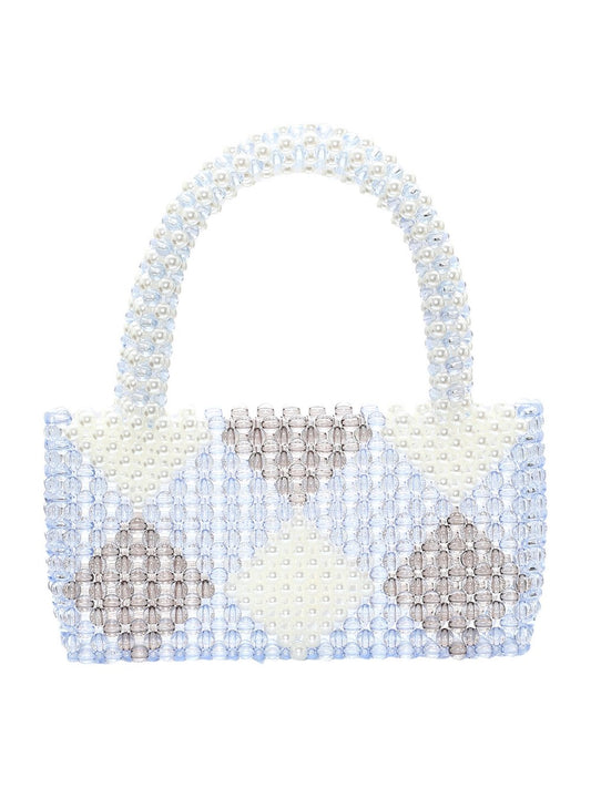 MyMo Handtasche Damen Textil kariert