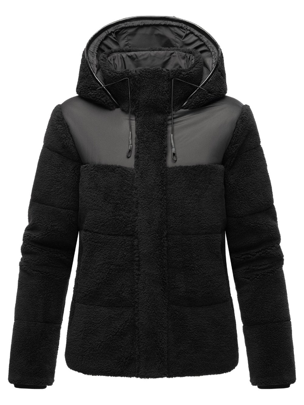 Marikoo Kapuzenplüschjacke Damen