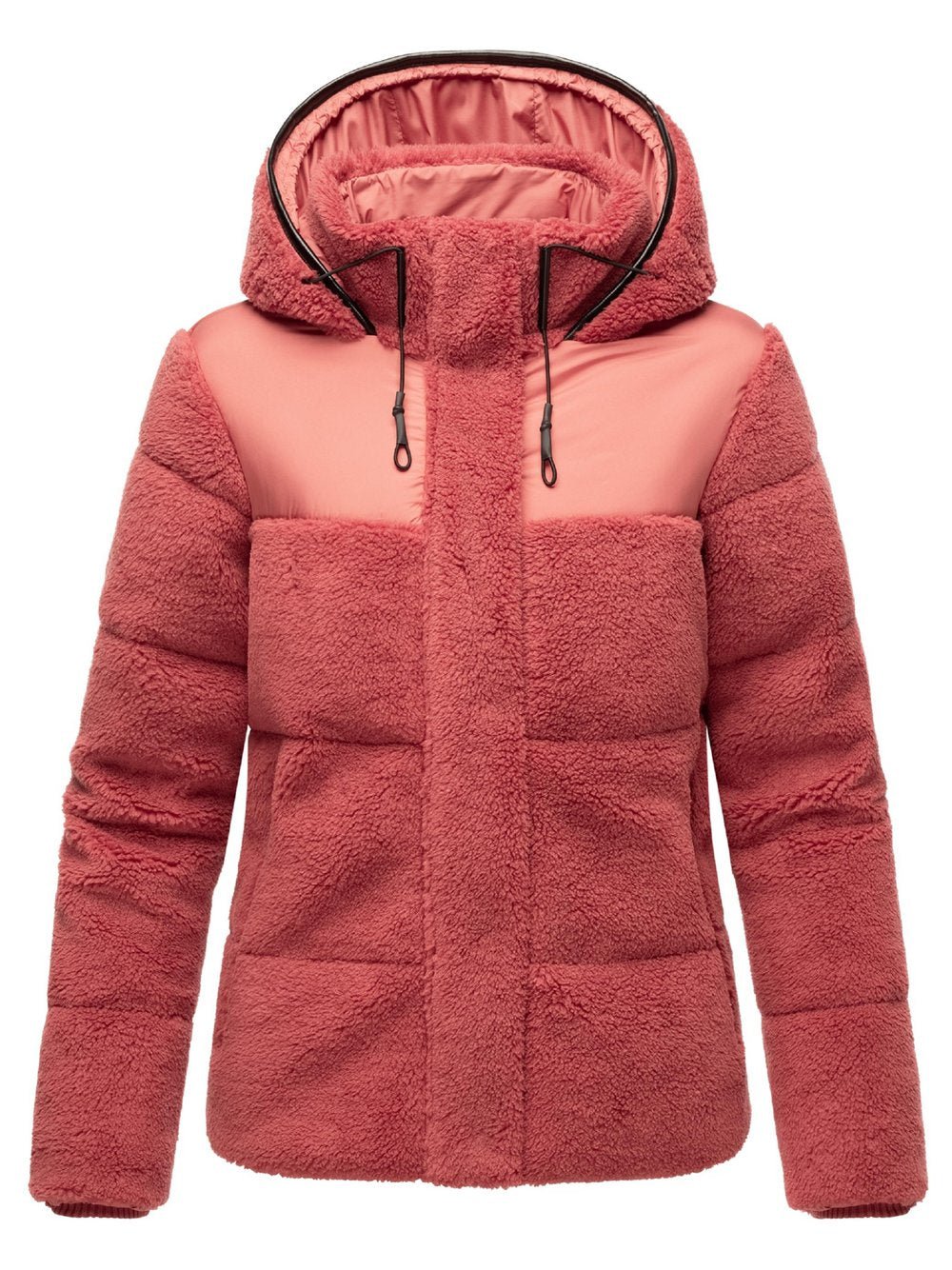 Marikoo Kapuzenplüschjacke Damen