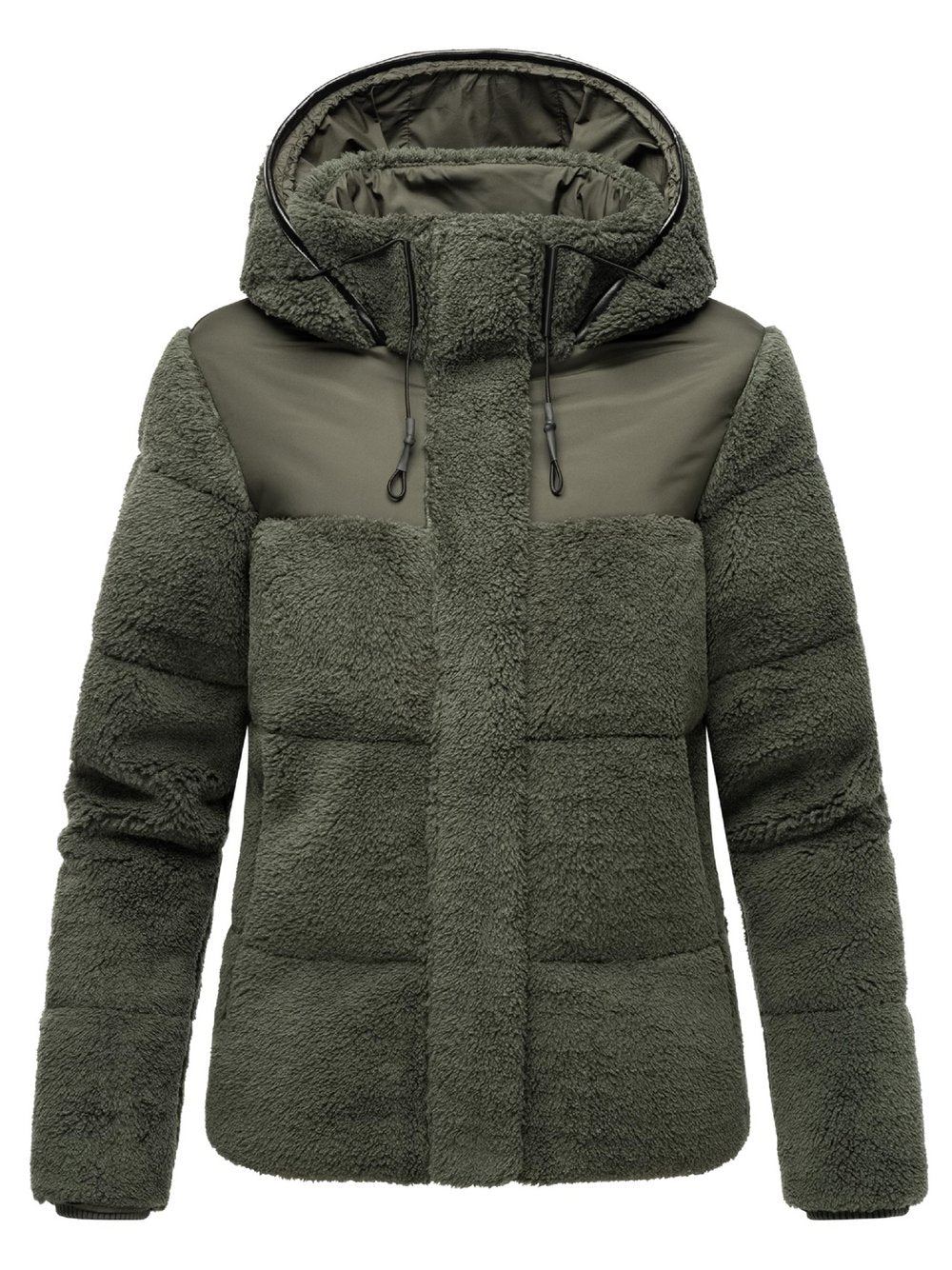 Marikoo Kapuzenplüschjacke Damen