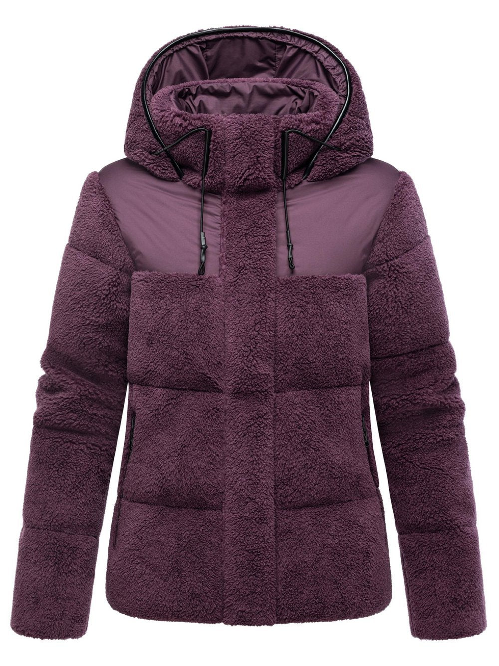 Marikoo Kapuzenplüschjacke Damen
