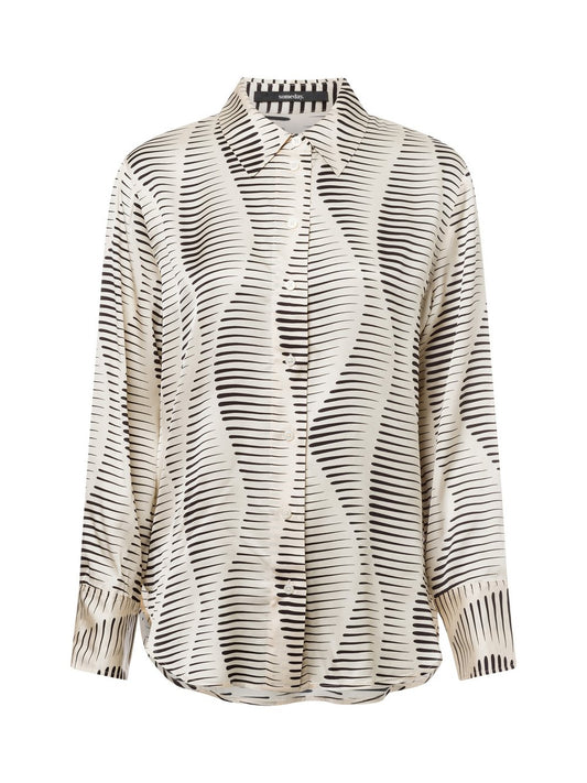 Someday Bluse Damen Viskose gemustert