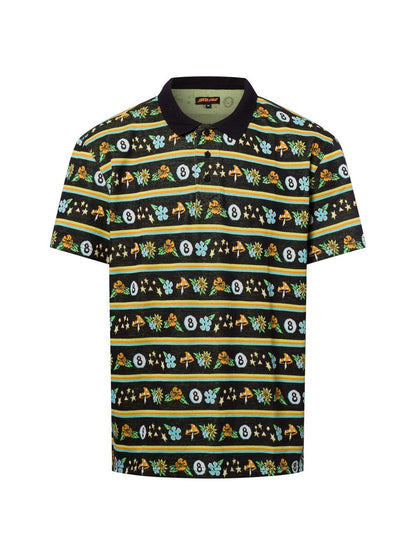 Santa Cruz Poloshirt Herren Baumwolle gemustert